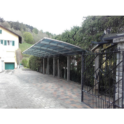 Ximax Doppelcarport Portoforte-110 in Edelstahl-Look, Farbe: silberfarben, B/T: 270,4 x 982,6 cm - Bild 4