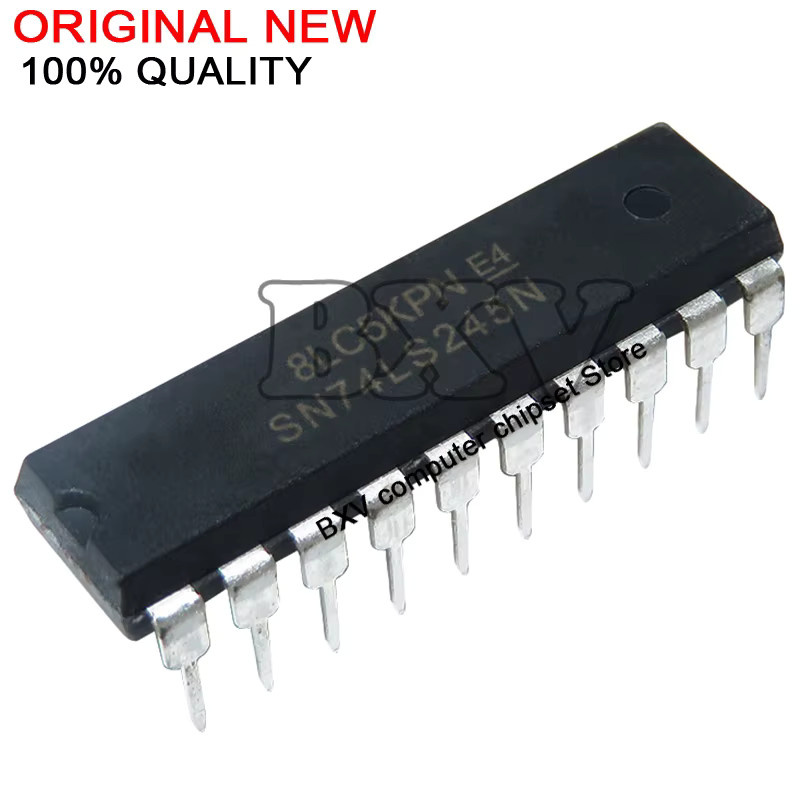 10er Set BXV Logik-ICs SN74LS245N SN74LS373N SN74LS240N SN74LS241N SN74LS244N SN74LS273N SN74LS374N in Schwarz - Bild 2