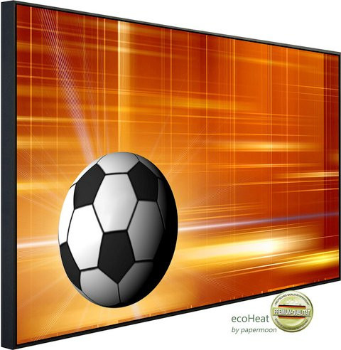papermoon EcoHeat Infrarotheizung Fussball mit Matt-Effekt in Bunt, App-Steuerung und Überhitzungsschutz - Bild 1