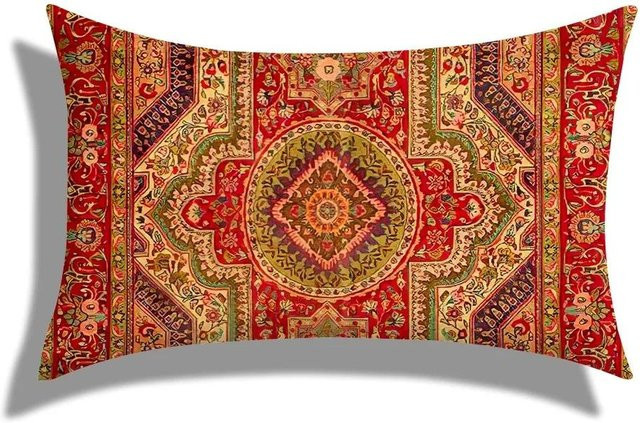 JMG Clothing Kissenbezug im marokkanischen Stil, rot, B/H: 50 x 70 cm - Bild 1