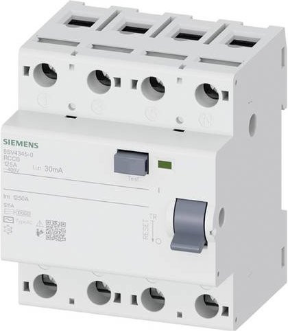 Siemens FI-Schutzschalter Leitungsschutzschalter RCD in Weiß - Bild 1