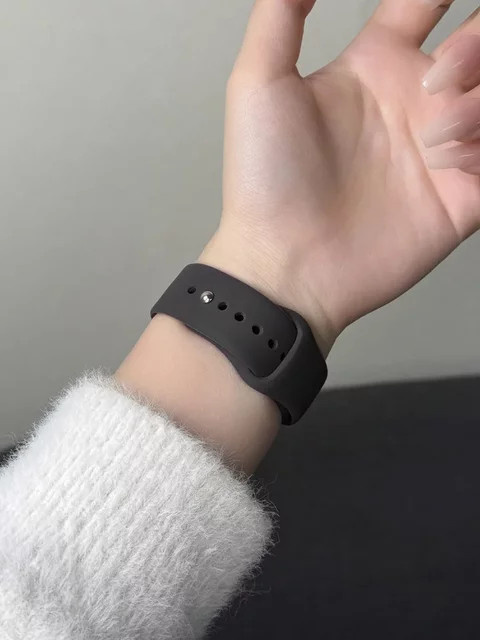 NEY Uhrenarmband Silikon, Schwarz, 20mm 22mm - Bild 1