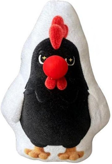 Binchi Fitness Quietsche-Hühnchen Plüschtier, Schwarz, ab 14 Jahre - Bild 1