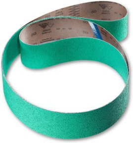 Sia Schleifband P40 für Metall, Farbe: Grün, B: 150 mm, L: 2000 mm - Bild 1