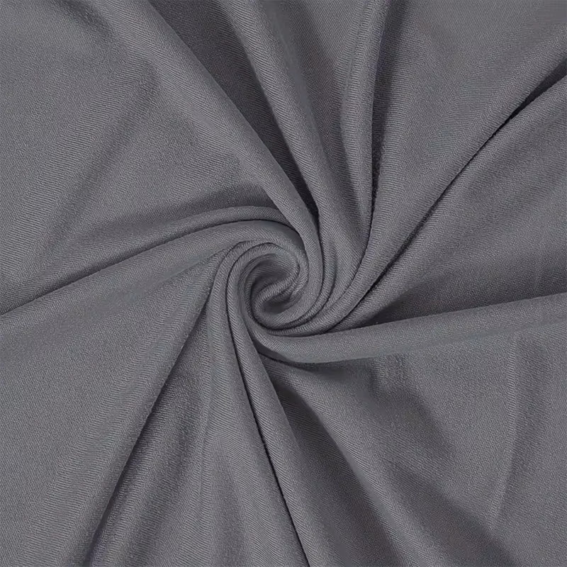 WANERQU Stretch-Spandex-Stuhlhussen XL für Esszimmerstühle mit langer Rückenlehne, schmutzabweisende Sitzbezüge in Grau - Bild 3