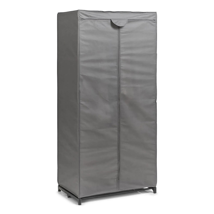 Zeller Textil-Schrank aus Vlies mit Metallgestell, Grau, B/T/H: 160 x 50 x 75 cm - Bild 2