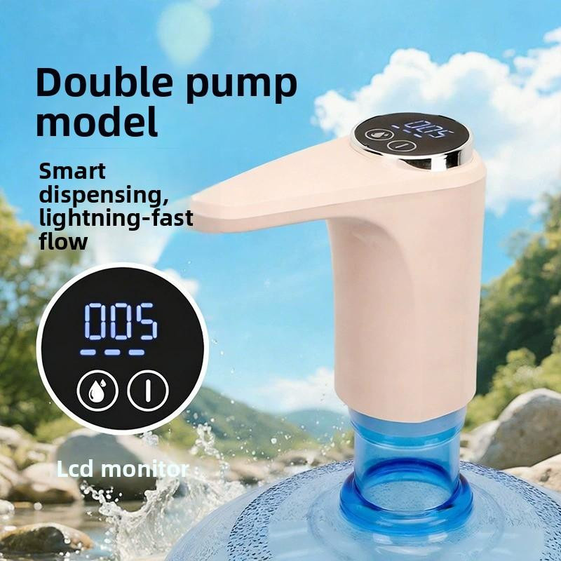 Tragbarer wiederaufladbarer automatischer Wasserspender mit Doppelpumpe und intelligenter Abschaltung von World-class Emporium - Bild 4