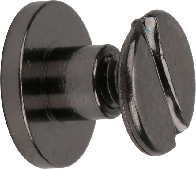 50 Stück Shoemst Flachkopfnieten aus Messing in Schwarz für Lederhandwerk und DIY-Projekte, 6,5 mm - Bild 1