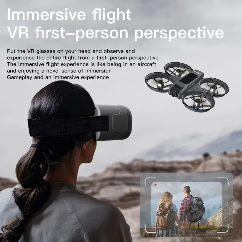 Xiaomi X226 VR Drohne mit 8K HD Dual Kamera, GPS, 5G WIFI und intelligenter Hindernisvermeidung in Grau - Bild 3
