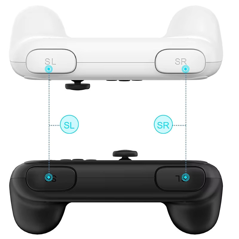DIXSG 2 Stück ergonomische Controller-Griffe für Nintendo Switch und Switch OLED Joy Con - Bild 2