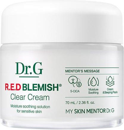 Dr.G Red Blemish Clear Cream, 70 ml, für empfindliche und unreine Haut - Bild 1