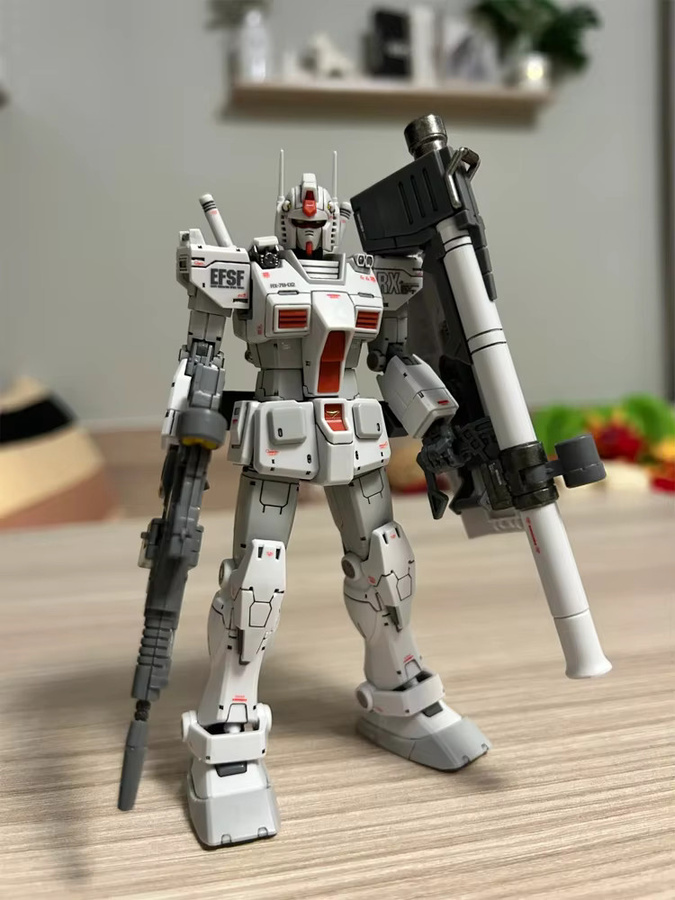 Hot Gto Hg 1/144 Rx-78-2 Mech Assembly Model Kit, Actionfigur - Bild 4