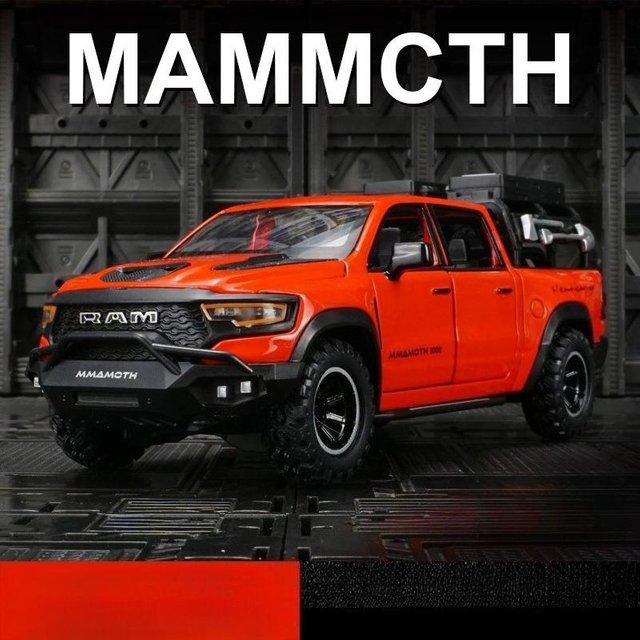 Linyi toy car Mammoth Pickup, Automodell, 1:32, Metall, mit Licht und Ton, ab 14 Jahren - Bild 1