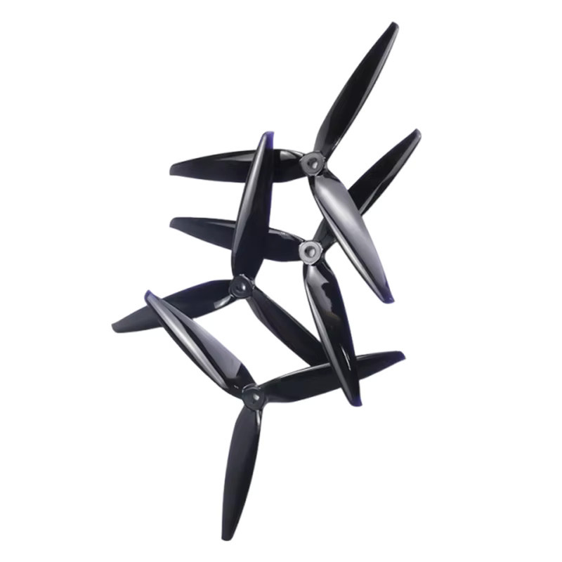 Gemfan Flash 7040 7 Zoll 3-Blatt FPV Propeller Set für Langstrecken-Drohnen, 4 Stück (2CW+2CCW), transparent - Bild 2