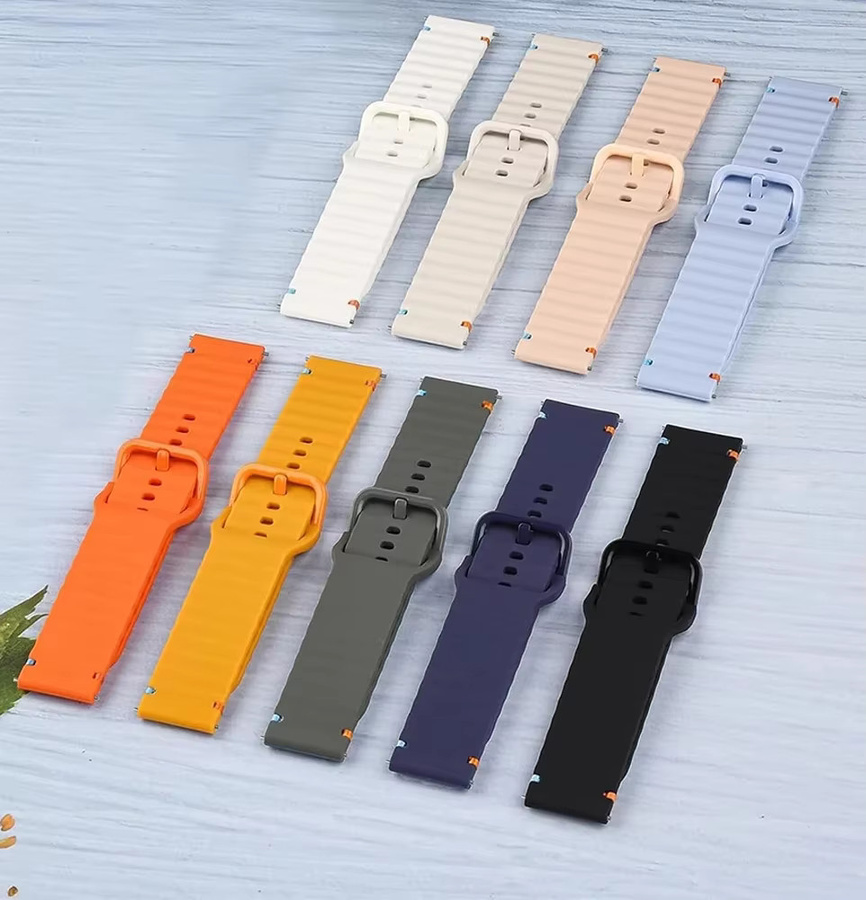 Uhrenarmband Silikon, 20 mm, Unisex - Bild 1