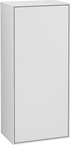 Villeroy & Boch Finion Seitenschrank mit Glastüren in Weiß lackiert, B/T/H: 41,8 x 27,0 x 93,6 cm - Bild 1