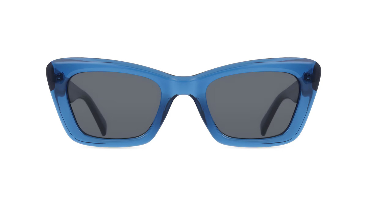 Fielmann Sonnenbrille Butterfly, Acetat, blau, Damen - Bild 1