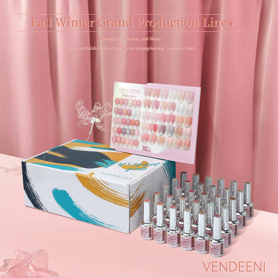 Vendeeni TPO HEMA Rubber Base Gel Polish Kollektion Set, 30 Farben - Bild 2