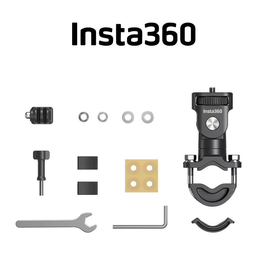 Insta360 Motorrad-U-Bolzenhalterung in Schwarz für Sportkameras der X/Ace-Serie - Bild 2