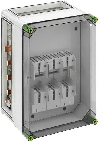 Spelsberg GSS 3215-630 Plus Verteilerschrank mit 4 Reihen in Weiß und Transparent - Bild 1
