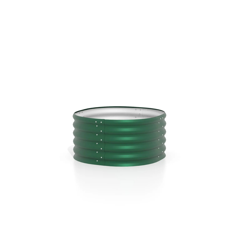 Vitavia Hochbeet Terra 401 Modell Rund in Seegras Green aus Stahlblech, Höhe: 40 cm - Bild 2