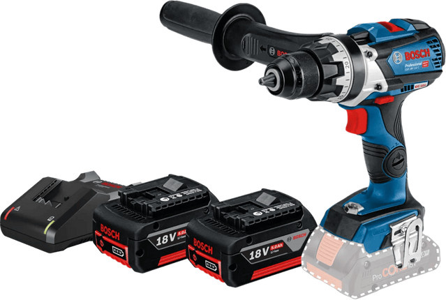 Bosch Professional GSR 18V-110 C Akku-Schrauber Starterset mit 2x 5,0 Ah GBA Akkus in Blau - Bild 1