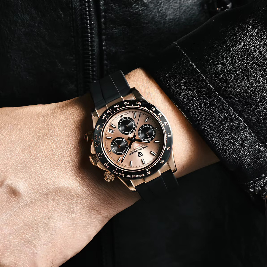 PAGANI DESIGN Chronograph, Quarz, Edelstahl, Bicolor, Herren - Bild 3