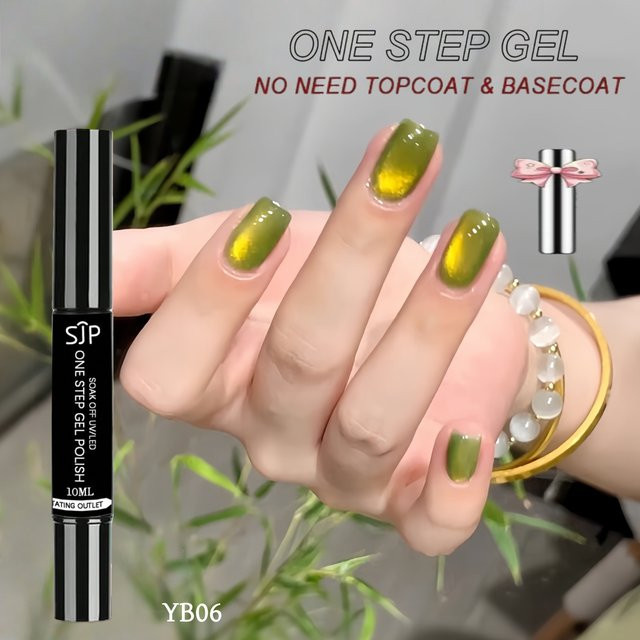 SJP One Step Cat Eye Gel Nagellackstift, Schimmernd, 10 ml - Bild 1