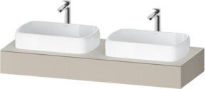 Duravit Konsole Qatego in Weiß, B/T/H: 140 x 55 x 17 cm - Bild 1