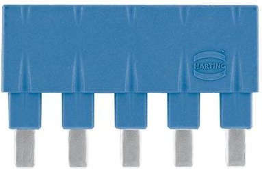HARTING Steckbrücke 09330009844 in Blau aus Kunststoff - Bild 1