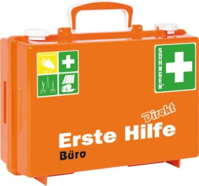 Söhngen Erste Hilfe Koffer Direkt nach DIN 13157 in Orange, B/T/H: 31 x 21 x 13 cm - Bild 2
