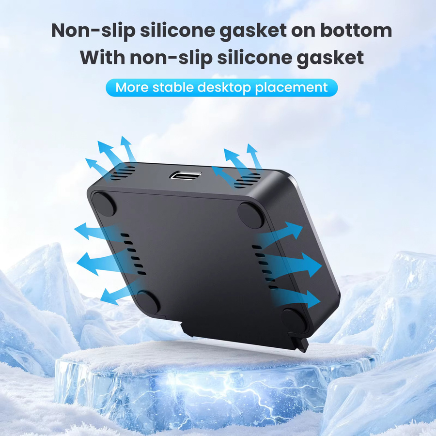 IRhasta M2 SATA NVMe zu USB 3.1 10Gbps Testadapter und Dockingstation für 2,5 Zoll SATA SSD sowie M2 SSD Formate 2230 2242 2280 22110, Schwarz, USB-C - Bild 5