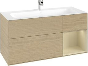 V&B Waschtischunterschrank Finion in Oa ven, lackiert, B/T/H: 119,6 x 49,8 cm - Bild 1