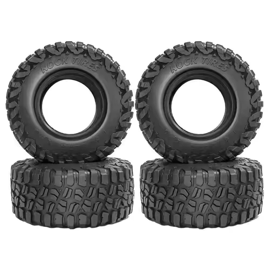 Wonder Rc All Terrain Gummi KM3 Reifen, 4-teiliges Set, Schwarz - Bild 4