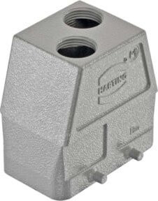 Harting Tüllengehäuse 19300100465 aus Aluminium in Grau - Bild 1