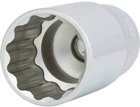 KS Tools 1/2 Zoll 12-kant-Stecknuss lang, 32 mm, silber - Bild 1