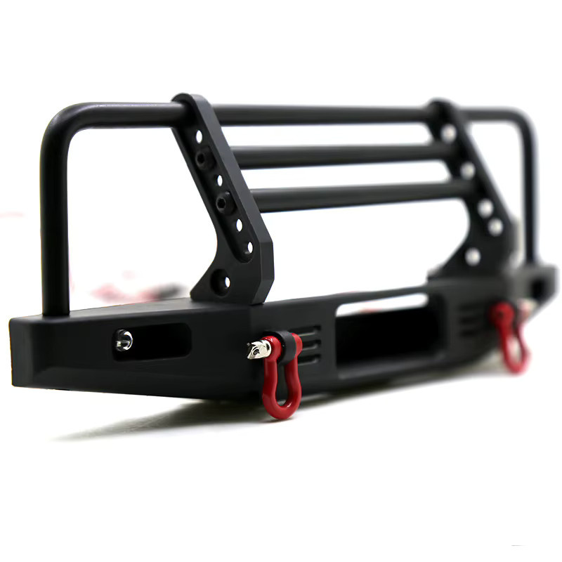 Axial Verstellbare Metall-Frontstoßstange für 1/10 RC Crawler Car, mit LED-Licht, Upgrade-Teil - Bild 3