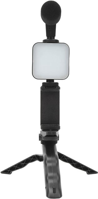 CosyHome LED Videoleuchte Kamera Zubehör Kit mit Fülllicht, Handyhalterung und Stativ in White - Bild 1