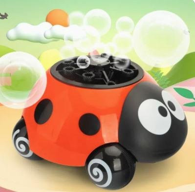 Binchi Kinder-Ziehleine Oktopus Seifenblasenmaschine, Elektrisch, ab 3 Jahre - Bild 1