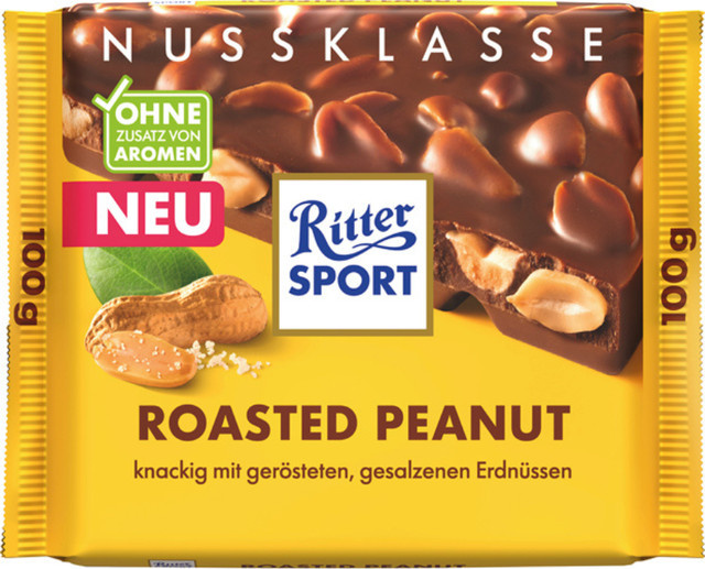 Ritter Sport Nuss-Klasse Roasted Peanut Schokoladentafel 100 g - Bild 1