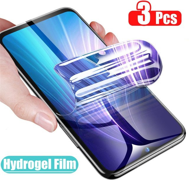 3 Stück Hydrogel Displayschutzfolie für Oppo R17 RX17 Neo F21 F21s F19 F9 F11 F15 F17 Pro Plus F5 Lite in Transparent - Bild 1