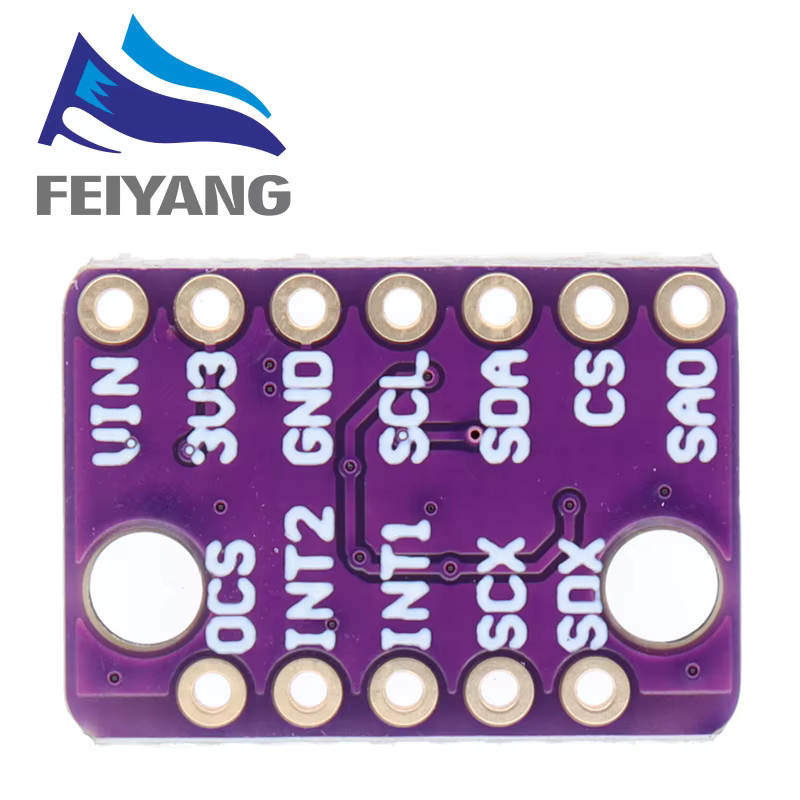MH-ET leben BMI160 6-Achsen-Sensor Modul mit 6DOF Rate Gyro und Schwerkraftbeschleunigungsmesser via IIC I2C SPI Kommunikation 3-5V - Bild 3
