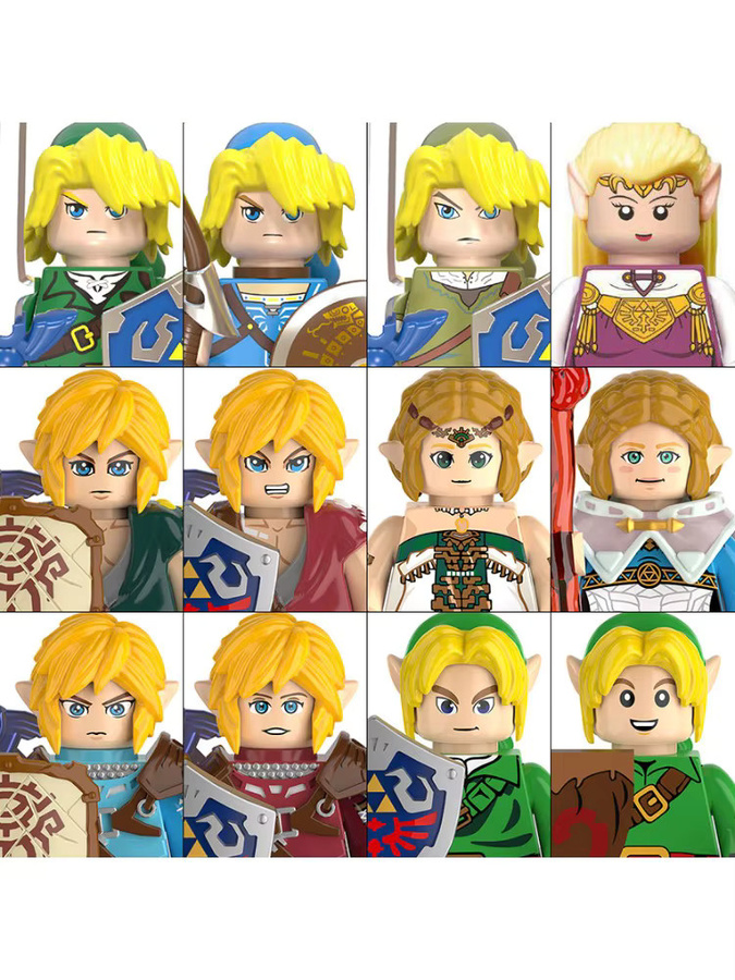 The Legend of Zelda Prinzessin, Mini-Bausteine Actionfiguren, Montage-Spielzeug - Bild 3