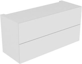 Keuco Modul-Unterbauschrank Edition 11 in Weiß, Glas Seidenmatt, B/T/H: 140 x 70 x 53,5 cm - Bild 1