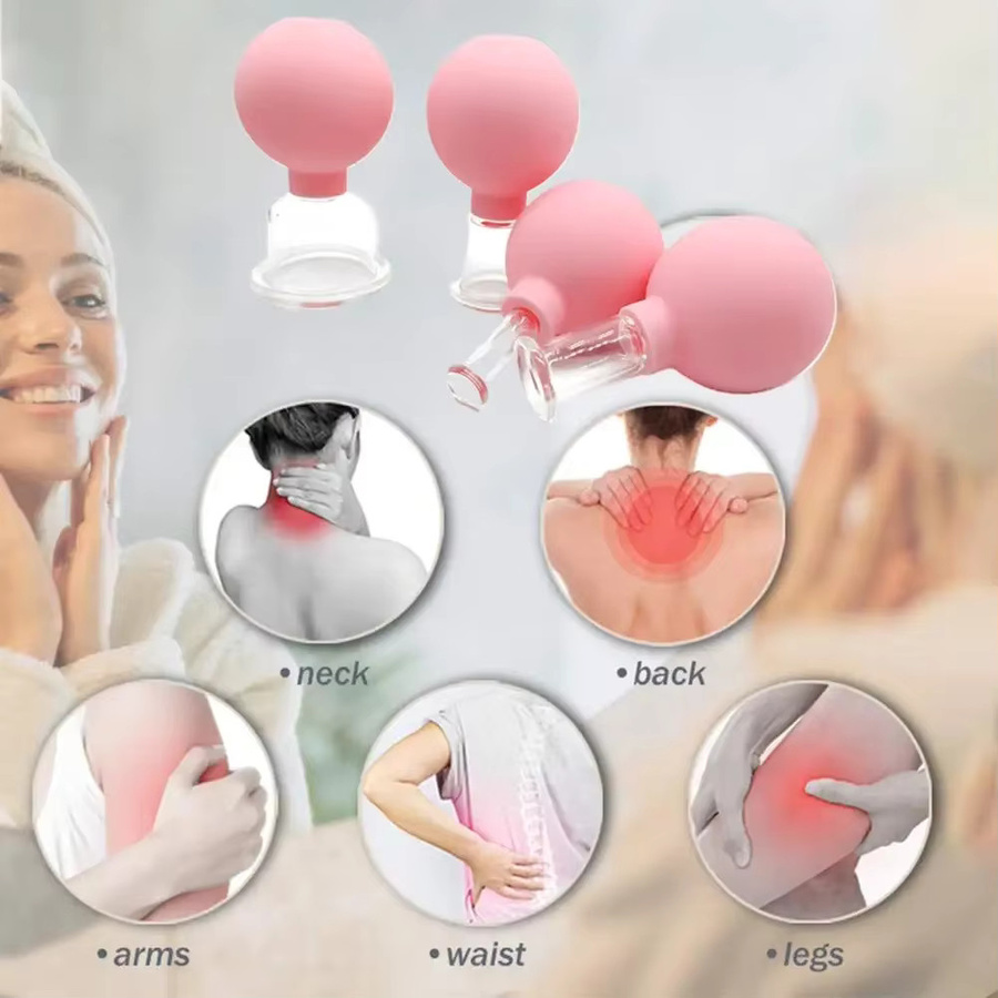 FUBEICHLY Vakuum Schröpfen Glas Massagegerät für Gesicht, Unisex - Bild 3