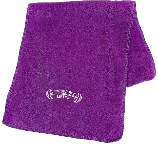HomeHarmony Sporttuch aus Mikrofaser für Damen und Herren, lila, Breite: 25 cm, Länge: 110 cm - Bild 1