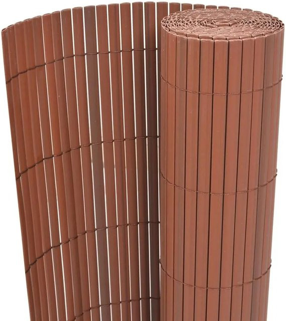 vidaXL Gartenzaun aus PVC in Braun, B: 300 cm, H: 150 cm - Bild 1