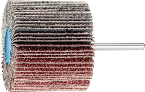 PFERD Korund Fächerschleifer A40 Durchmesser 60 mm, Schaft-Ø 6 mm, 10 Stück, Multicolor - Bild 1