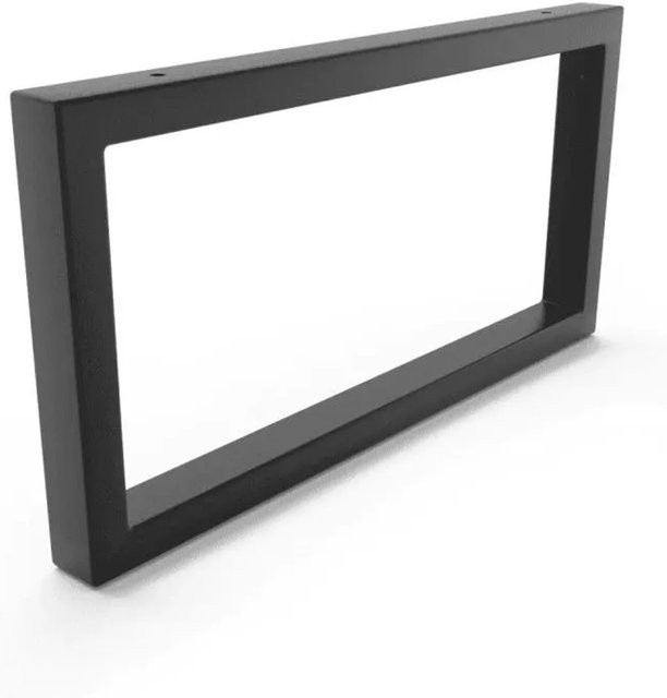 HEVVA Waschtischhalterung RHEIN Schwarz Matt Wandmontage Höhe: 20 cm, Tiefe: 40 cm - Bild 1