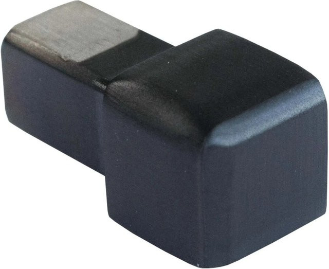 Dalsys Endstück für Quadratprofil 8mm aus Edelstahl in Schwarz gebürstet - Bild 1